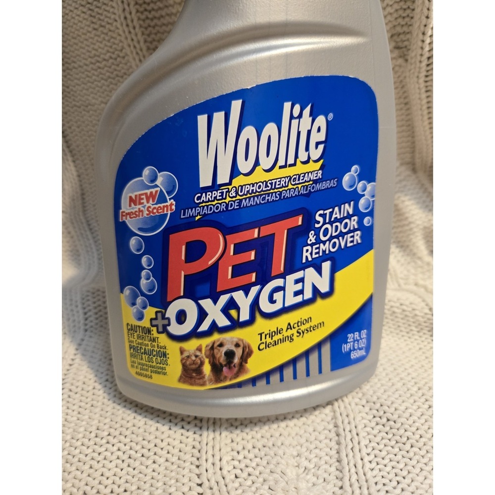 Woolite Oxy Pet Stain & Odor Remover Spray ORIGINAL Carpet Cleaner Half‎ Full